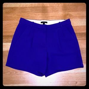 J. Crew bright purple silk crepe Shorts - size 2